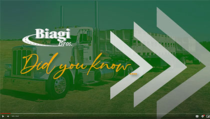 Biagi Bros. Facts - Awards